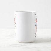 Custom Baby Face Weihnachtsmannmütze Weihnachts-Fo Kaffeetasse (Mittel)