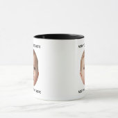 Custom Baby & Family Photo Face Mug custom grandma Tasse (Zentrum)
