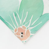 Custom Baby Fleece Blanket Boho Kitten Design (Ecke)