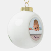 Custom Baby Foto Ball Ornament (Links)