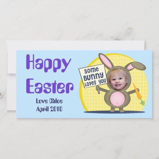 Custom Baby Foto Card Feiertagskarte (Vorderseite)