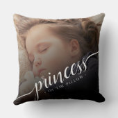 Custom Baby Foto Princess of the Kissen (Rückseite)