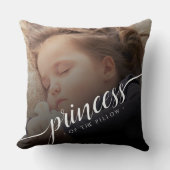 Custom Baby Foto Princess of the Kissen (Vorderseite)