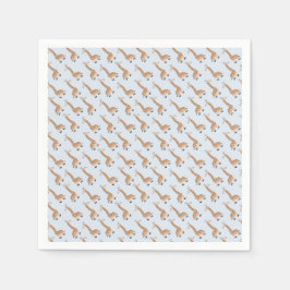 Custom Baby Giraffe Design Napkins Serviette