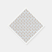 Custom Baby Giraffe Design Napkins Serviette (Ecke)