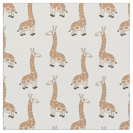 Custom Baby Giraffe Fabric Print for Kids Stoff