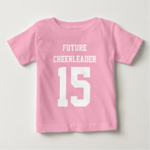 Custom Baby Girl Football Jersey Bodysuit T-shirt