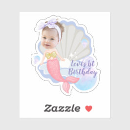 Custom Baby Girl Geburtstagsticker 1. Gastgeschenk Aufkleber