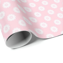 Custom Baby Girl Giraffe Wrapping Paper