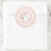 Custom Baby Girl Tooth Fairy Sticker (Tasche)