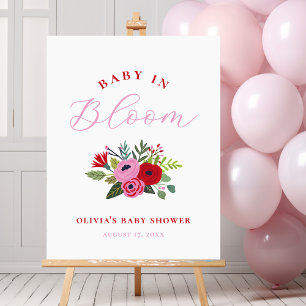 Custom - Baby in Bloom Bright Bloral Baby Shooter Poster