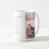 Custom Baby Info Tasse (VorderseiteRechts)