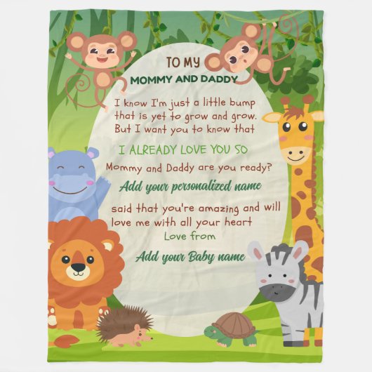 Custom Baby Message Blankets, Perfektes Säugling G Fleecedecke (Vorderseite)