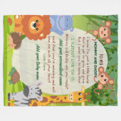 Custom Baby Message Blankets, Perfektes Säugling G Fleecedecke (Vorderseite (Horizontal))