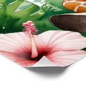 Custom Baby Monkey Kinderzimmer Wall Art Poster (Ecke)