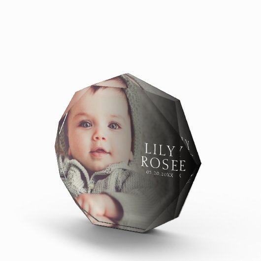 Custom Baby Name Birthdate Foto (Rechts)