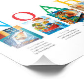 Custom Baby Name Print - Noah Alphabet Art for Nur Fotodruck (Ecke)