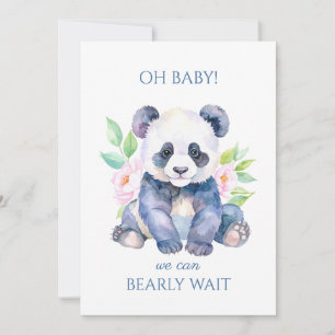 Custom Baby Panda Baby Dusche Einladung