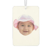 Custom Baby Photo, Baby Photo Face Autolufterfrischer (Rückseite)