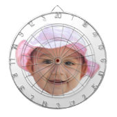 Custom Baby Photo, Baby Photo Face Dartscheibe (vorne)