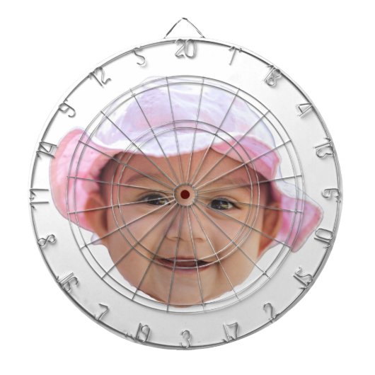 Custom Baby Photo, Baby Photo Face Dartscheibe (vorne)