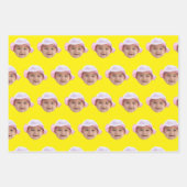 Custom Baby Photo, Baby Photo Face Geschenkpapier Set (Vorderseite 3)