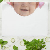 Custom Baby Photo, Baby Photo Face Geschirrtuch (Gefaltet)
