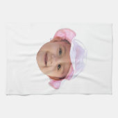 Custom Baby Photo, Baby Photo Face Geschirrtuch (Horizontal)