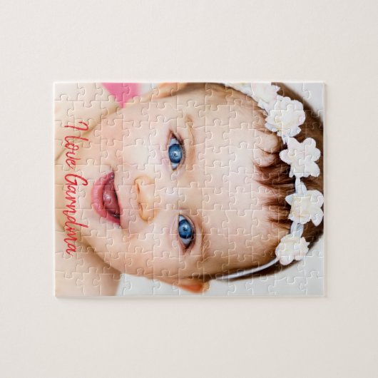 Custom Baby Photo Puzzle (Horizontal)