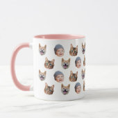 Custom Baby Picture Mug with Repeating Faces Tasse (Links)