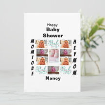 Custom Baby Shower 11 Foto Collage