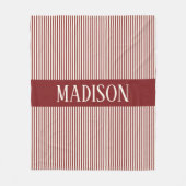 Custom Baby Shower Blanket Gift for Girls and Boys Fleecedecke (Vorderseite)