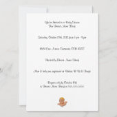 Custom Baby Shower Einladung für Junge oder Mädche (Rückseite)