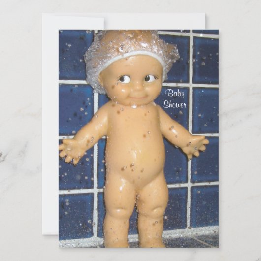 Custom Baby Shower Einladung für Junge oder Mädche (Vorderseite)