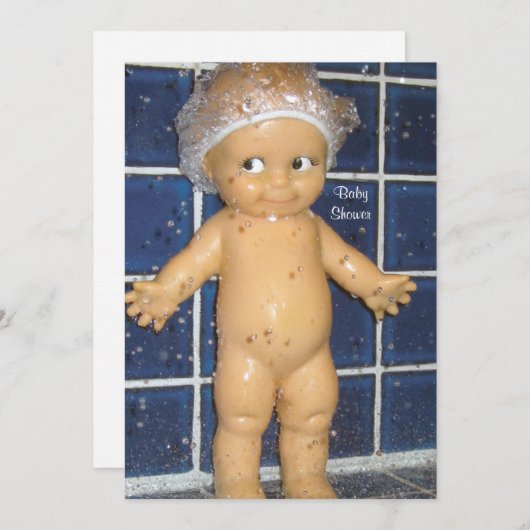 Custom Baby Shower Einladung für Junge oder Mädche (Vorne/Hinten)