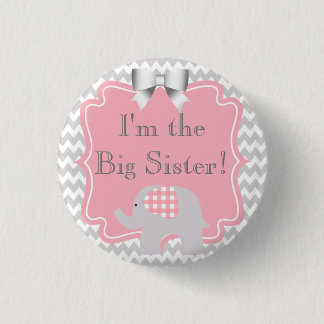 Custom Baby Shower Party Ich bin der große Schwest Button