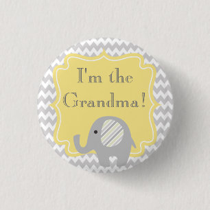 Custom Baby Shower Party Ich bin der Oma Button
