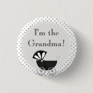Custom Baby Shower Party Ich bin der Oma Button