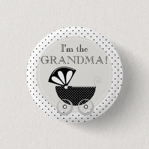 Custom Baby Shower Party Ich bin der Oma Button