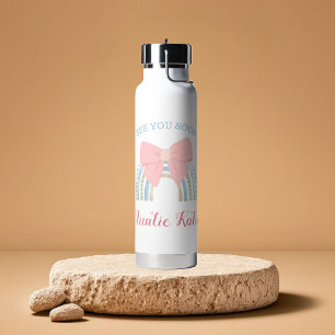 Custom Baby Twins Rainbow Name Trinkflasche