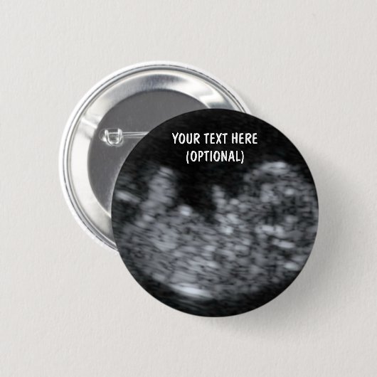 Custom Baby Ultrasound Picture Button (Vorne & Hinten)