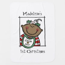 Custom Baby's 1. Weihnachts Dunkle Haut