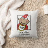 Custom Baby's 1. Weihnachts Medium Haut Tone Gesic Kissen (Decke)