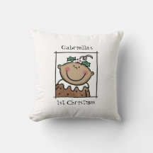 Custom Baby's 1. Weihnachts Medium Haut Tone Gesic