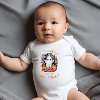 Custom Baby's erstes Halloween Niedlich Personalis Baby Strampler