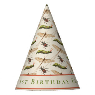Custom Baby's First Birthday Fun Bug Muster Partyhütchen