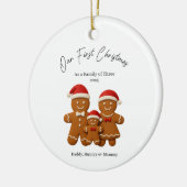 Custom Baby's First Christmas Baubles, Custom Beha Keramik Ornament (Links)