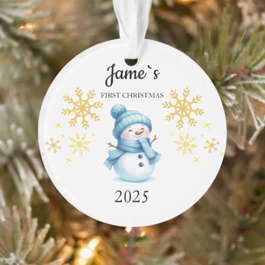 Custom Baby's First Christmas Baubles, Custom Beha Ornament (Baum)