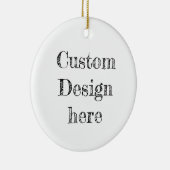 Custom Baby's First Christmas Baubles Keramik Ornament (Rechts)