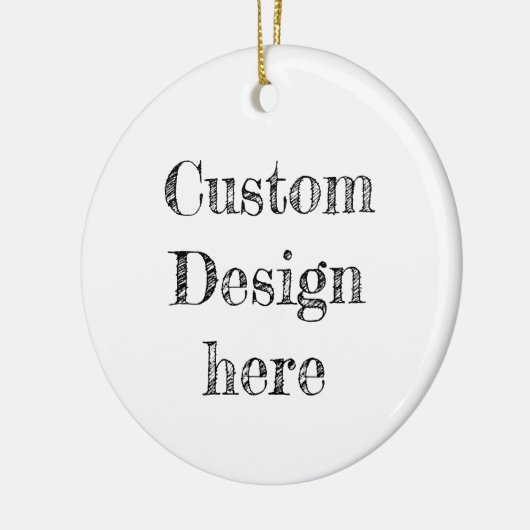 Custom Baby's First Christmas Baubles Keramik Ornament (Links)